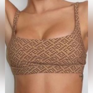 NWOT FENDI X SKIMS Skimmpy Bralette/Bikini Top